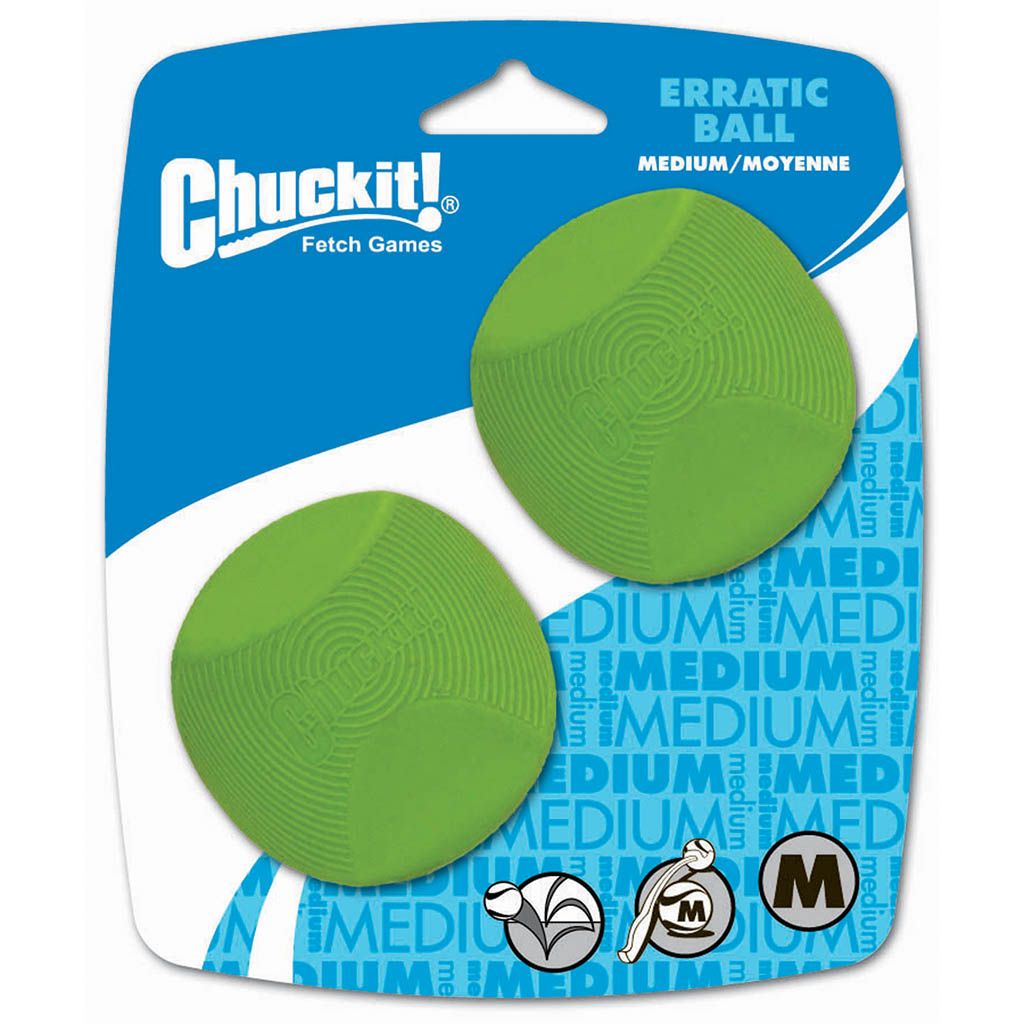Chuckit! Erratic Ball MED 2PK