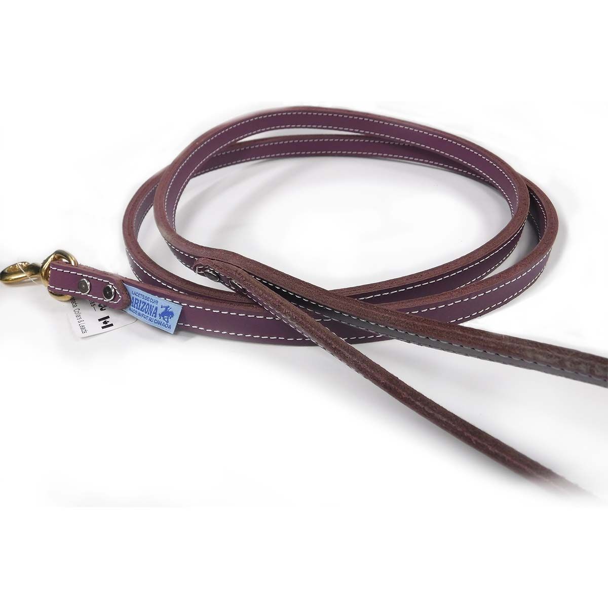 Double Leather Lead Purple