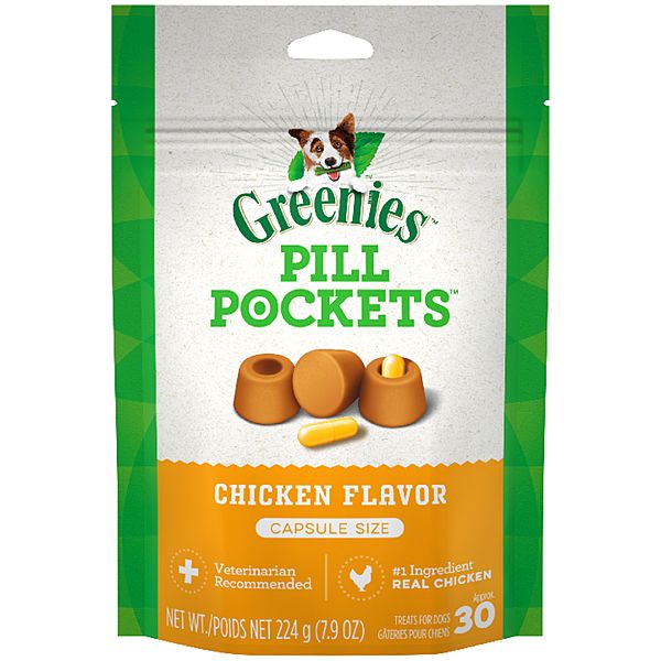 Greenies Pill Pockets Chicken [DOG] 7.9 OZ / 30 CAPS