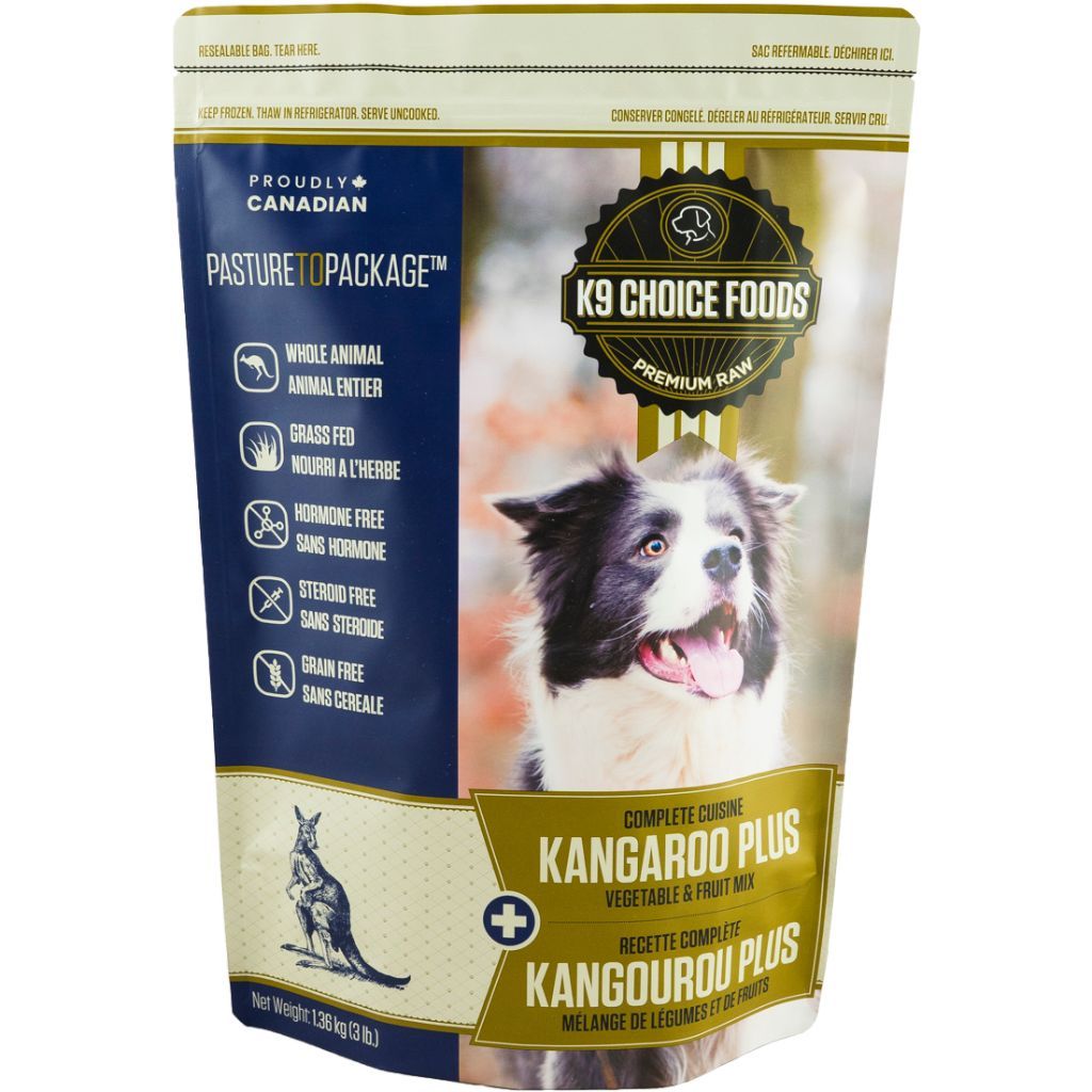 K9 Choice Frozen - Complete Cuisine Kangaroo Plus [DOG] 3LB