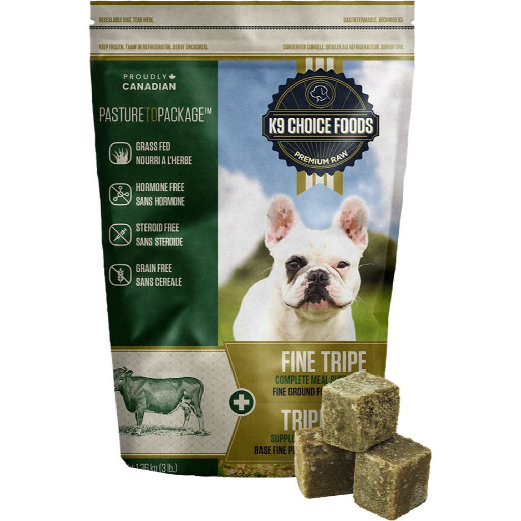 K9 Choice Frozen - Complete Cuisine Pure Fine Green Tripe [DOG] 3LB