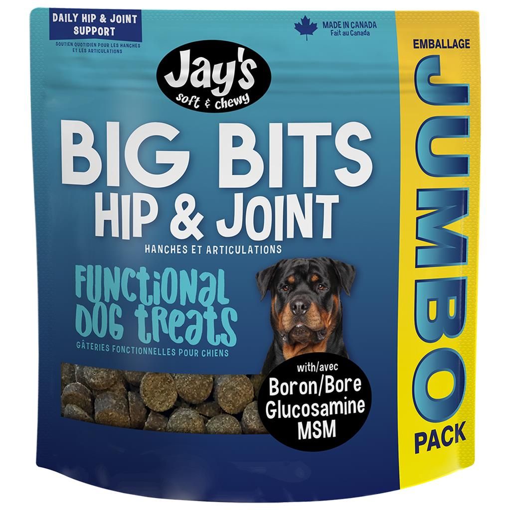 Jay’s Big Bits Hip &amp; Joint Treats 908GM