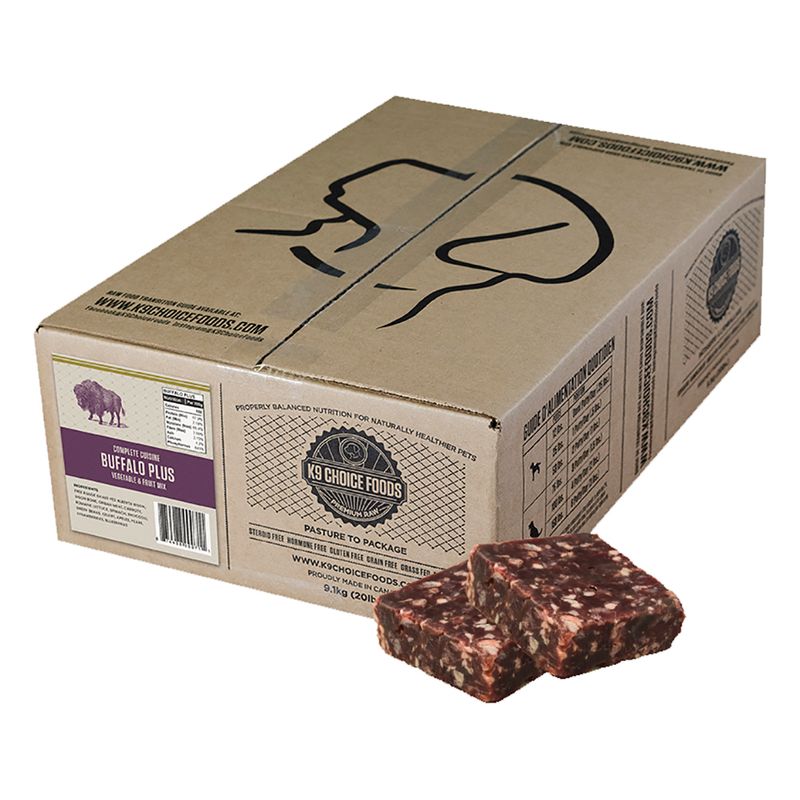 K9 Choice Frozen - Complete Cuisine Buffalo Plus [DOG] 20LB