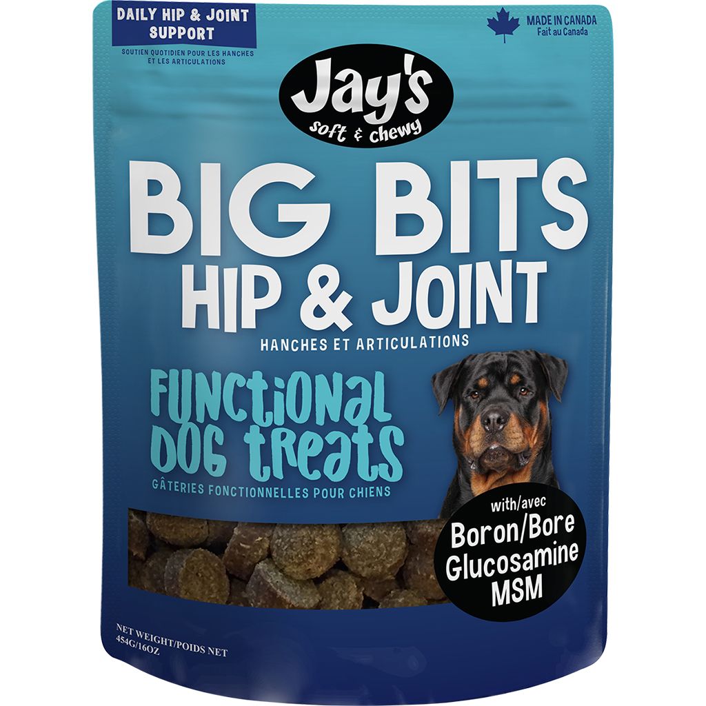 Jay’s Big Bits Hip &amp; Joint Treats 454GM