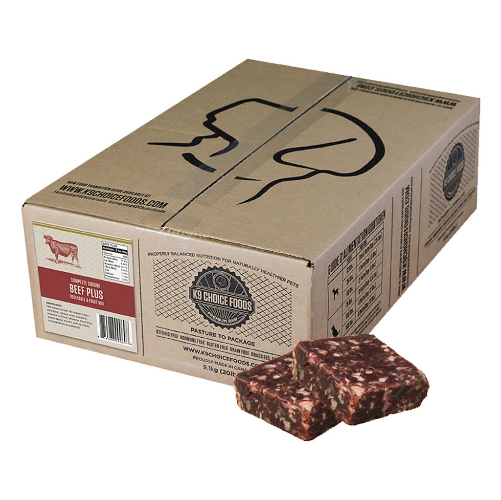 K9 Choice Frozen - Complete Cuisine Beef Plus [DOG] 20LB