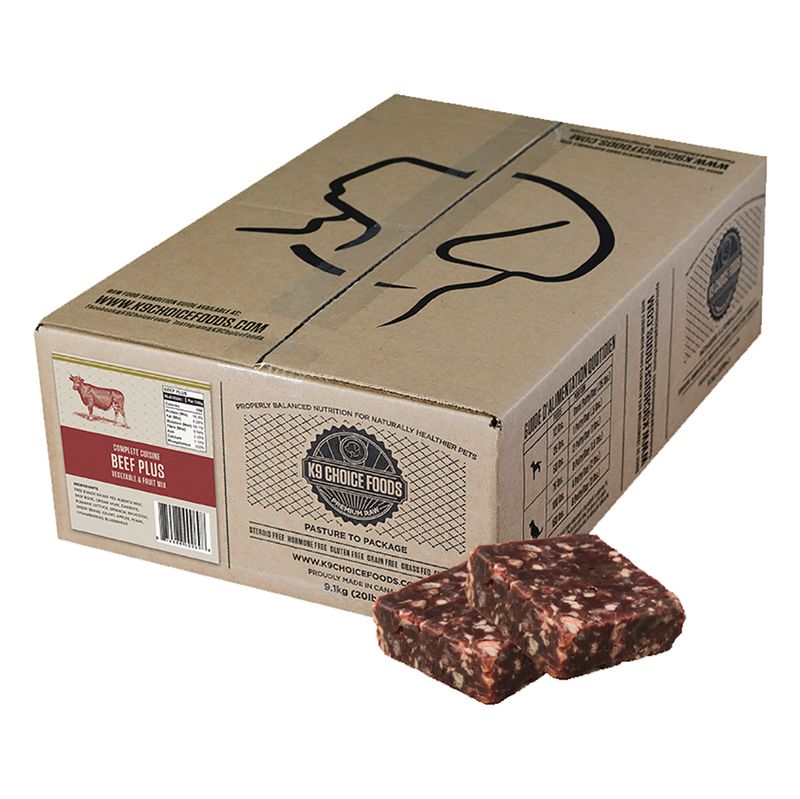 K9 Choice Frozen - Complete Cuisine Beef Plus [DOG] 20LB
