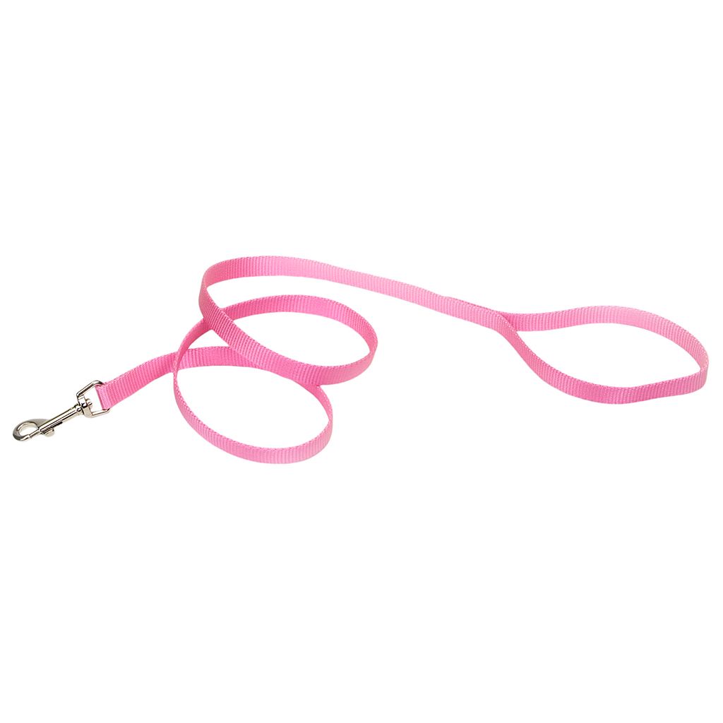 Nylon Lead Pink 6&#39; x 5/8&quot;