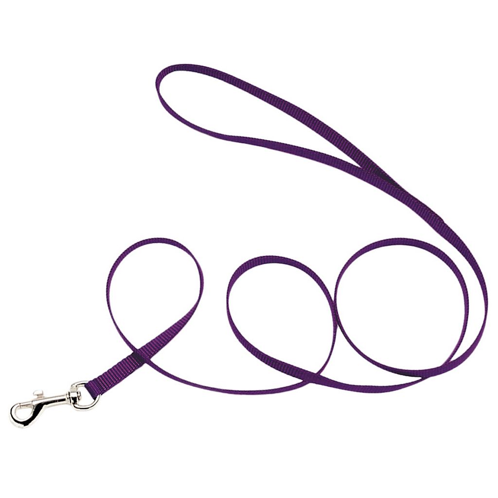 Nylon Lead Purple 6’ x 3/8”