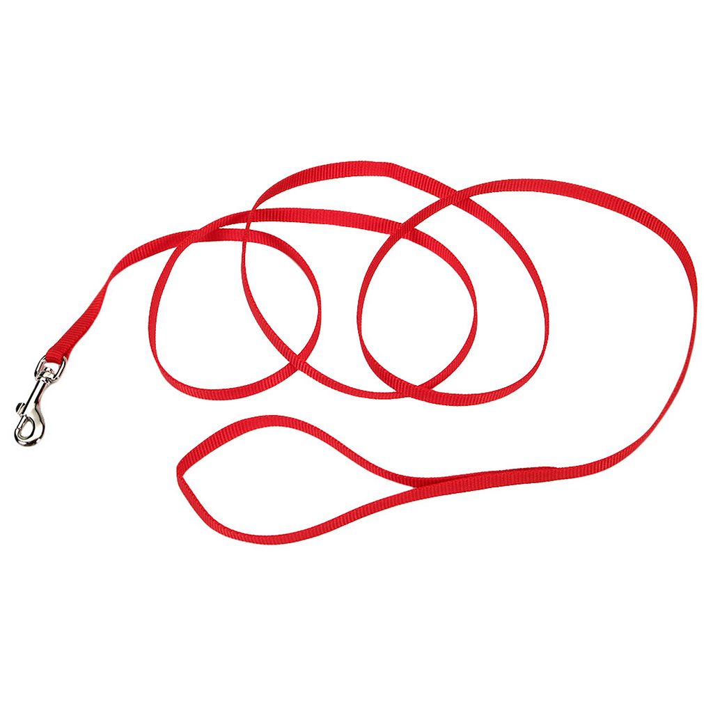 Nylon Lead Red 6’ x 3/8”