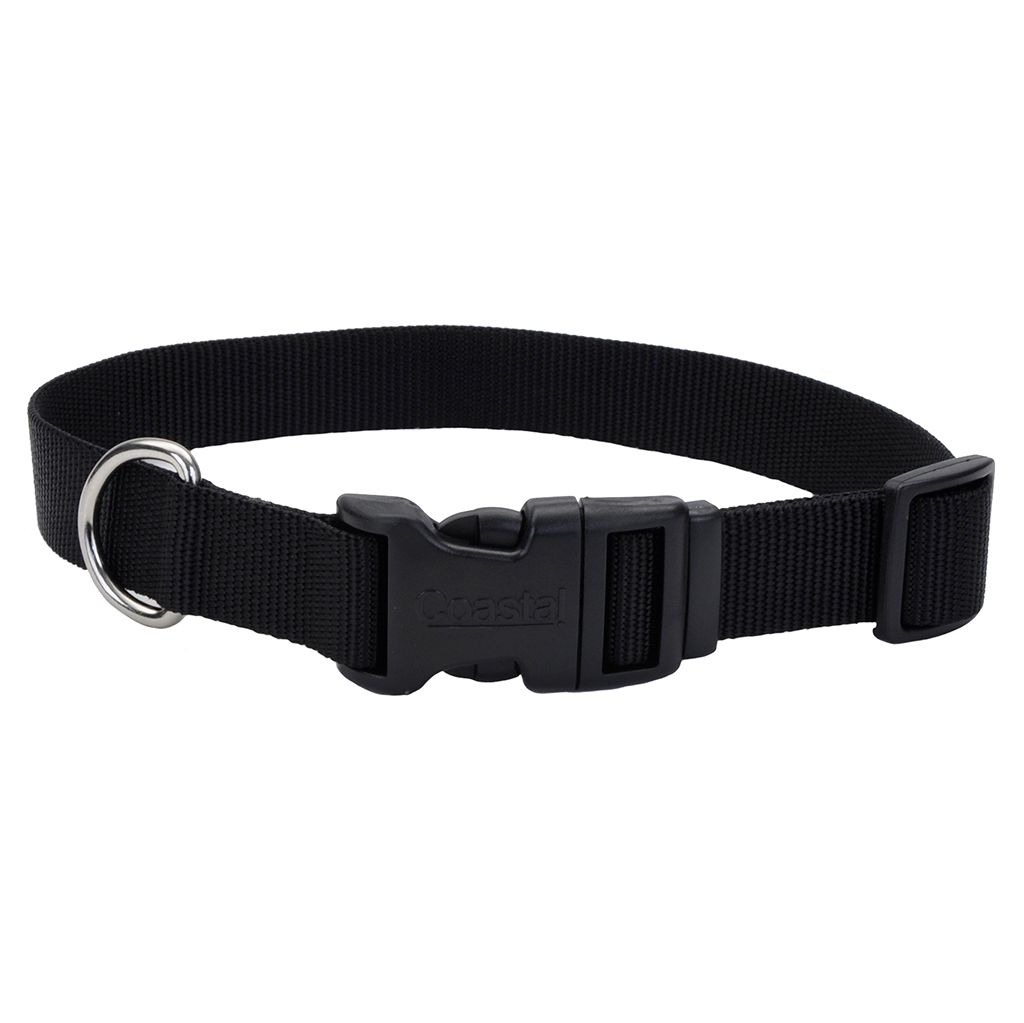 Tuff Nylon Collar Black 8-12” x 3/8”