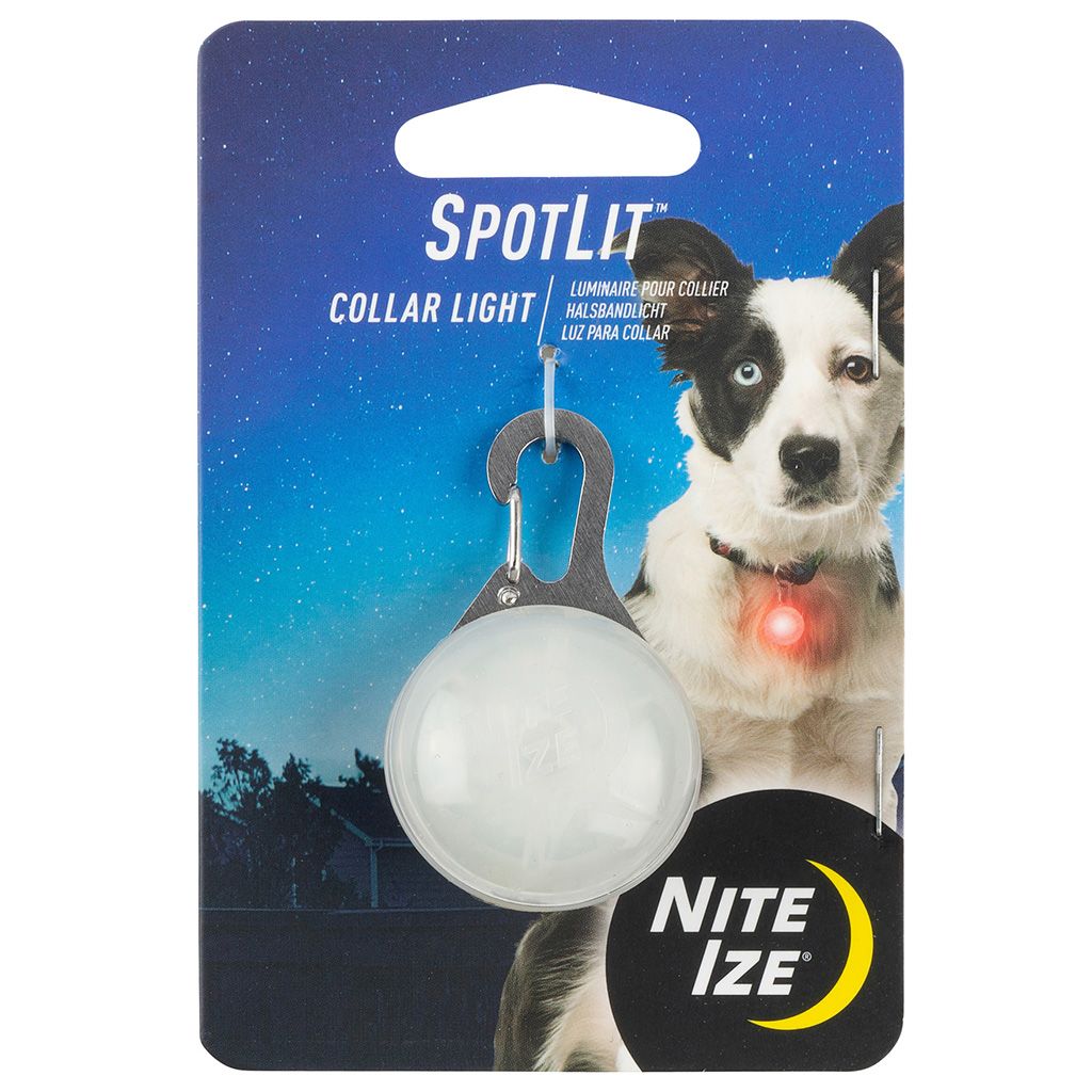 SpotLit Collar Light Red