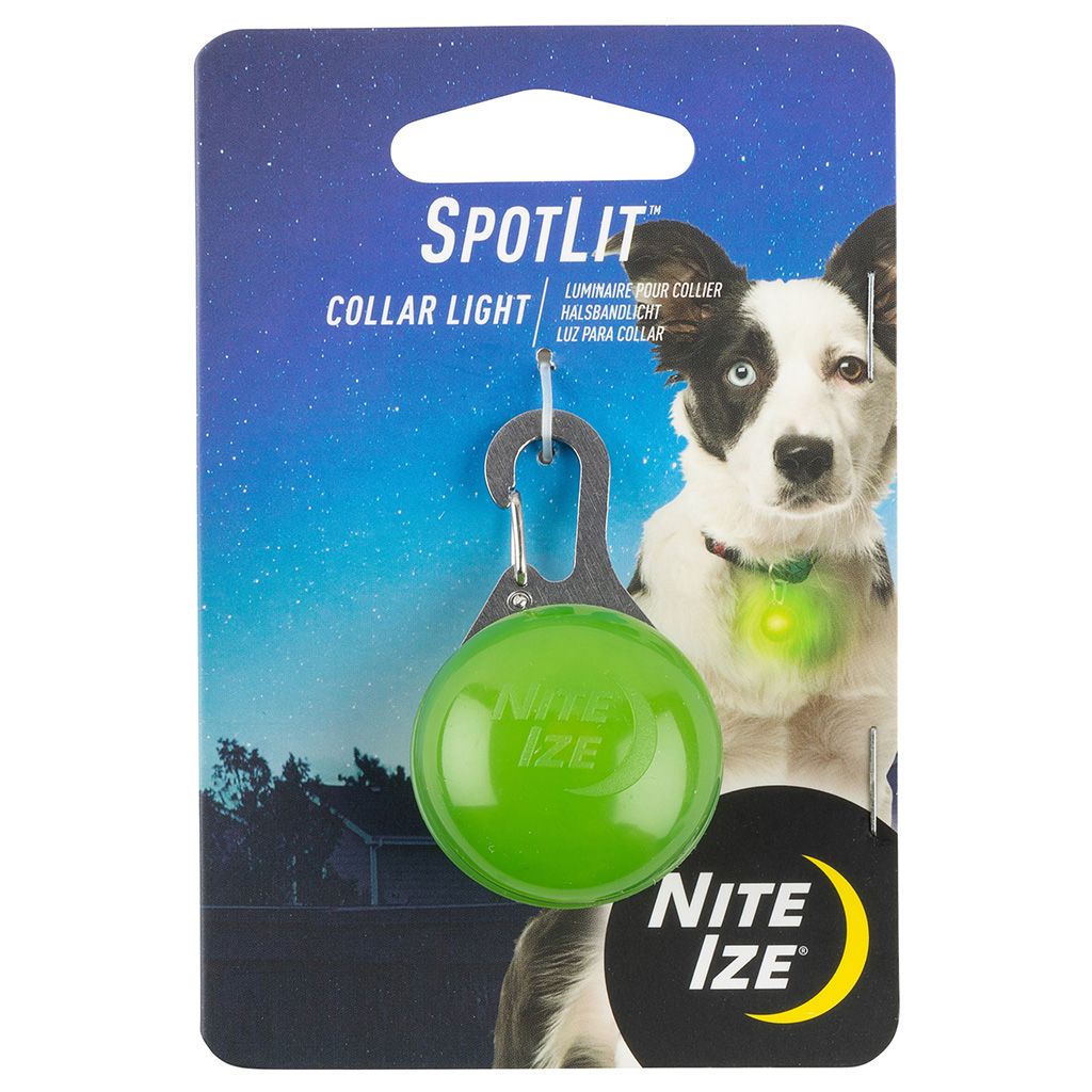 SpotLit Collar Light Lime