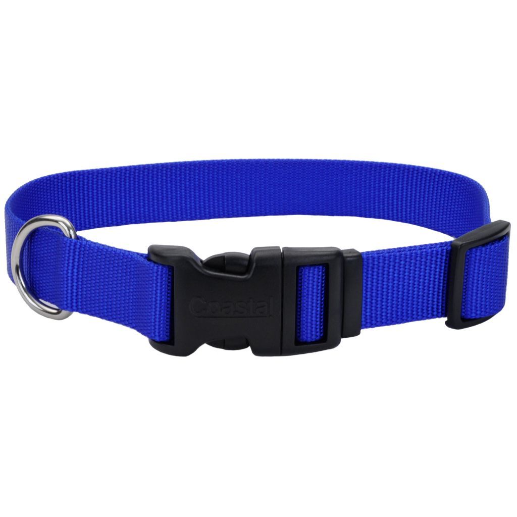 Tuff Nylon Collar Blue 10-14” x 5/8”