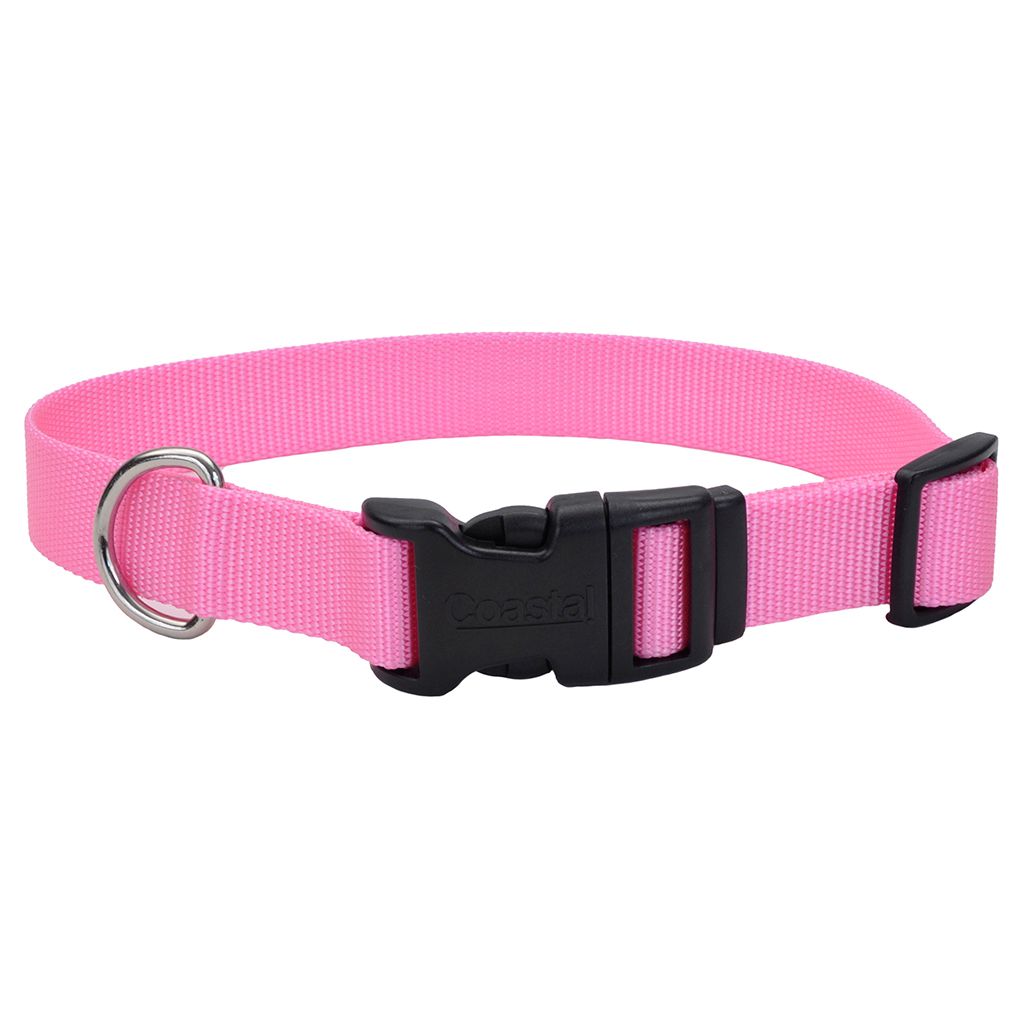 Tuff Nylon Collar Pink 8-12” x 3/8”