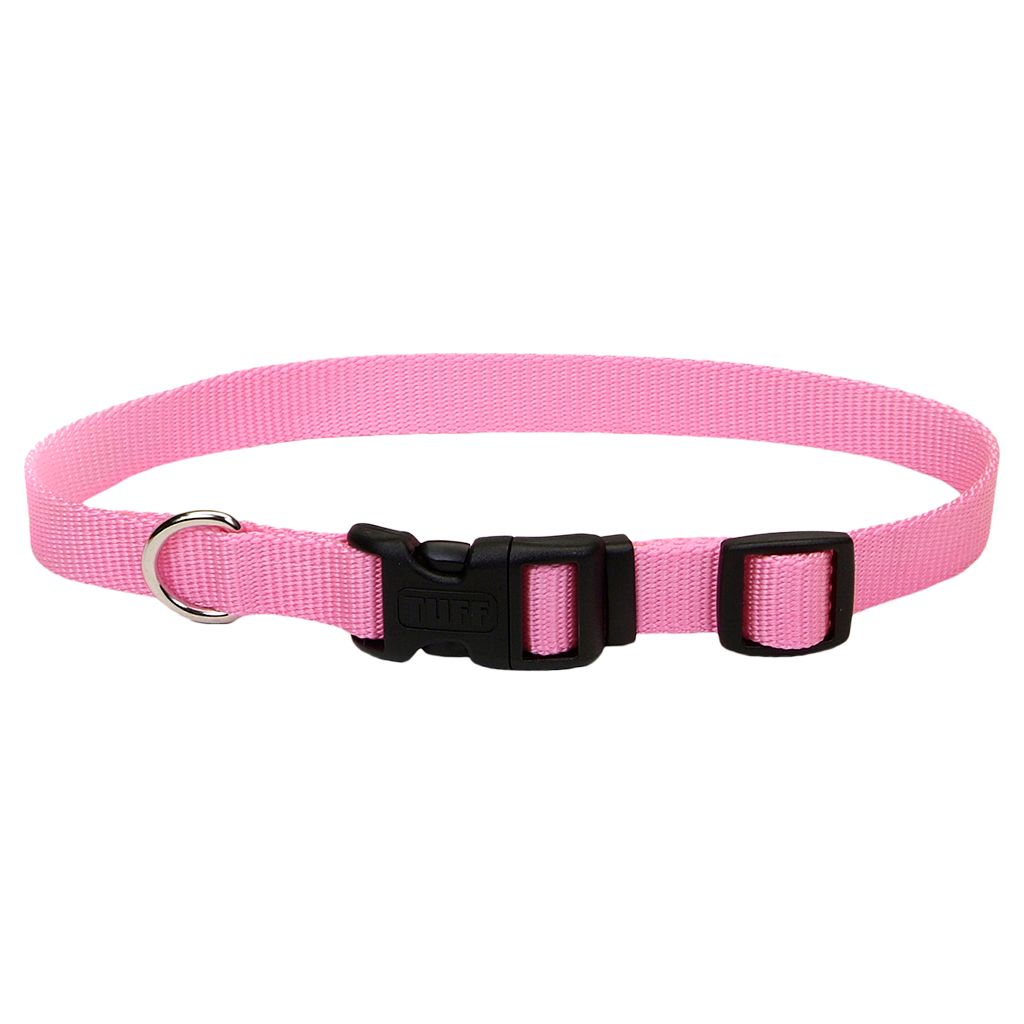 Tuff Nylon Collar Pink 10-14” x 5/8”