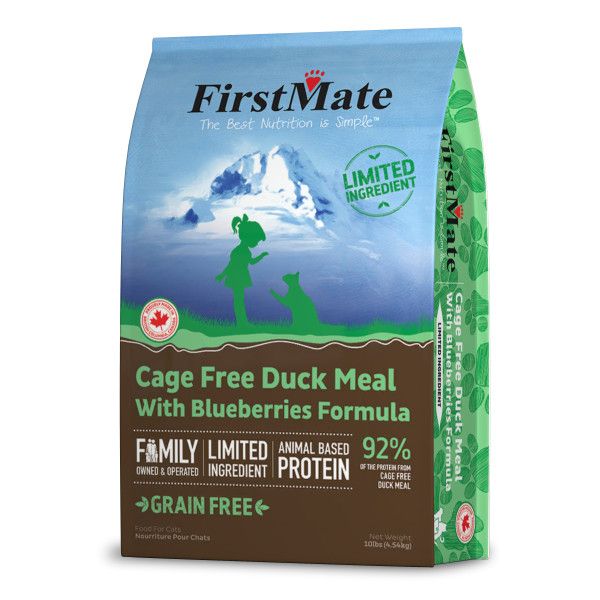 FirstMate LID GF Cage Free Duck &amp; Blueberries [CAT] 10LB