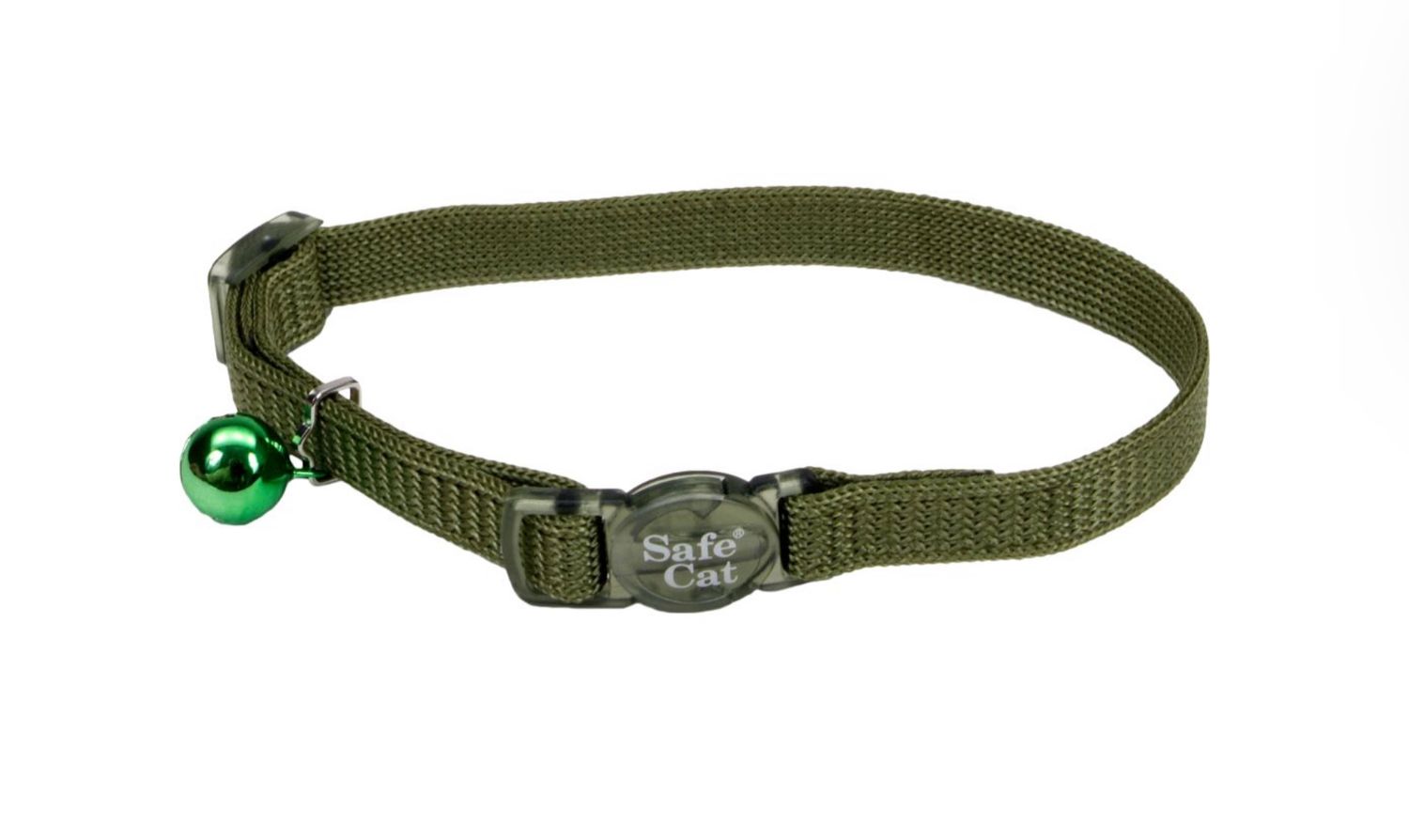 Safe Breakaway Collar 8-12&quot; x 3/8&quot; Palm Green
