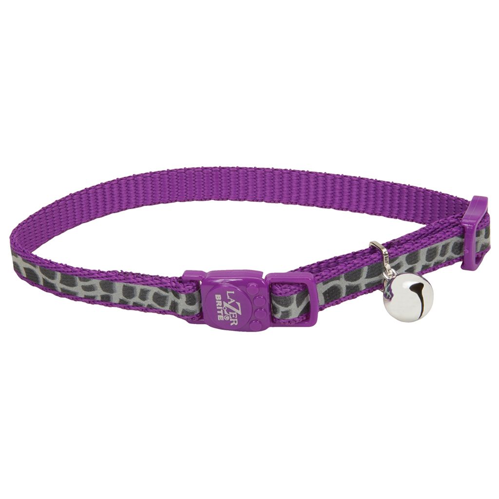 Lazerbrite Breakaway Collar 8-12” x 3/8” Purple