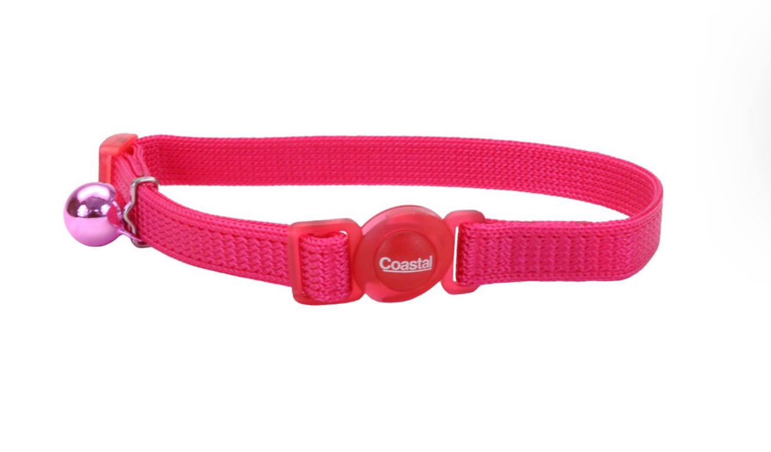 Safe Breakaway Collar 8-12&quot; x 3/8&quot; Dark Pink