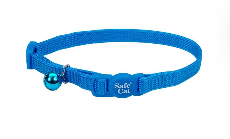 Safe Breakaway Collar 8-12&quot; x 3/8&quot; Blue Lagoon