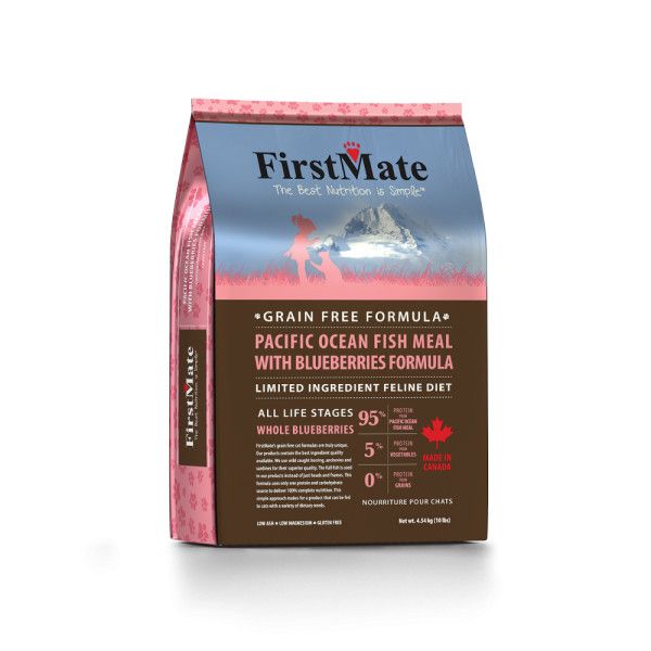 FirstMate LID GF Pacific Ocean Fish &amp; Blueberries [CAT] 3.96LB