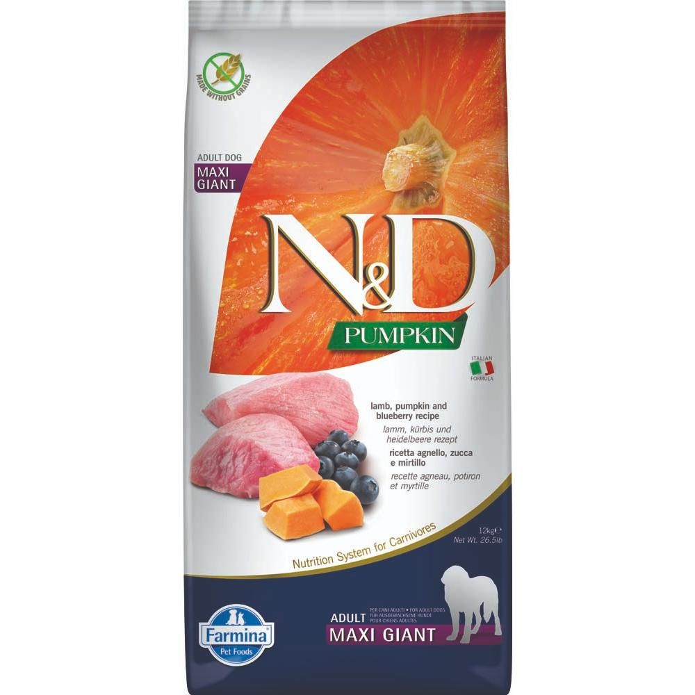 Farmina N&amp;D Pumpkin Lamb Maxi Giant [DOG] 12KG