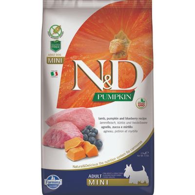 Farmina N&amp;D Pumpkin Lamb &amp; Blueberry Mini [DOG] 2.5KG