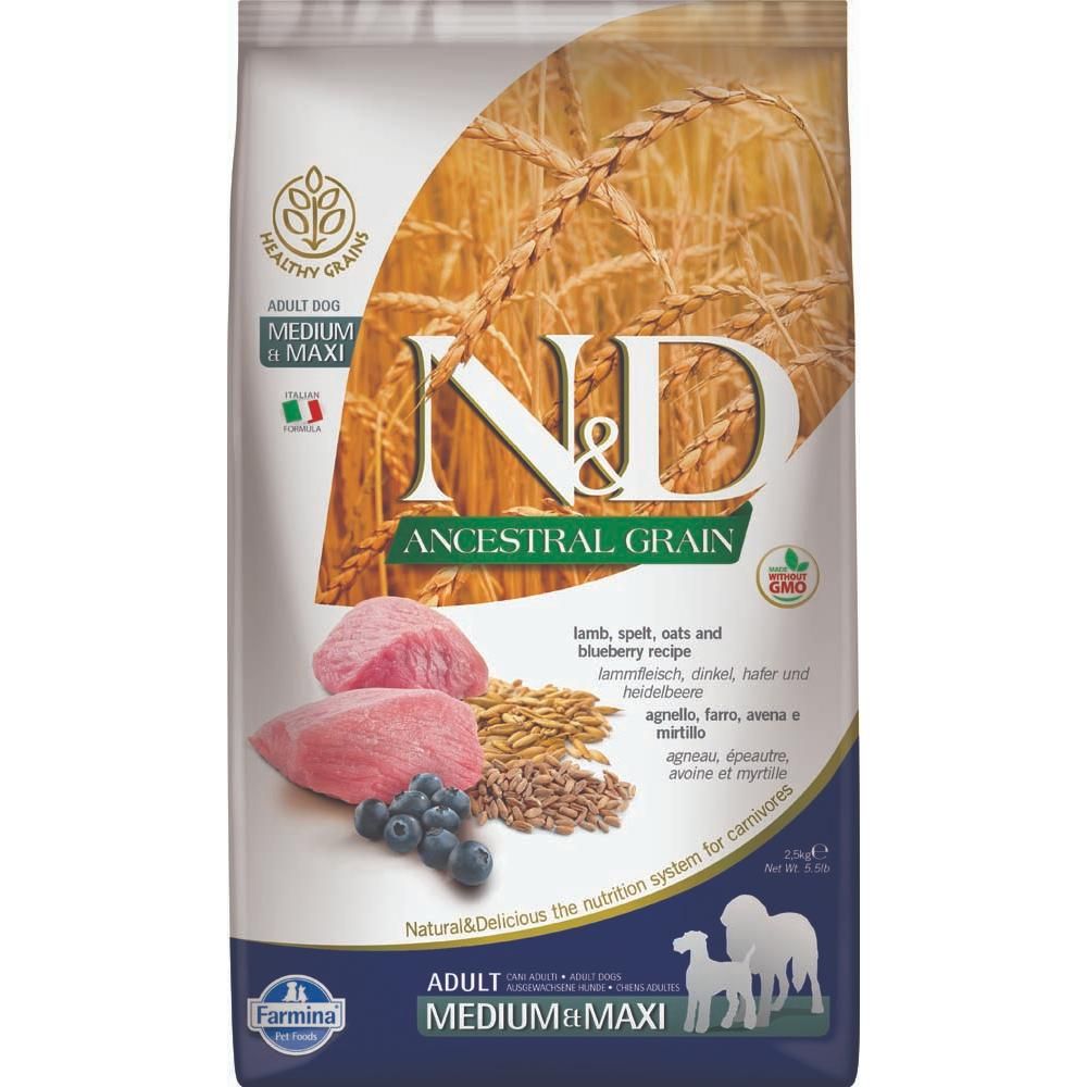 Farmina N&amp;D Ancestral Grain Lamb Med-Maxi [DOG] 12KG