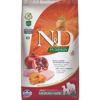 Farmina N&amp;D Pumpkin Chicken &amp; Pomegranate Med-Maxi [DOG] 12KG