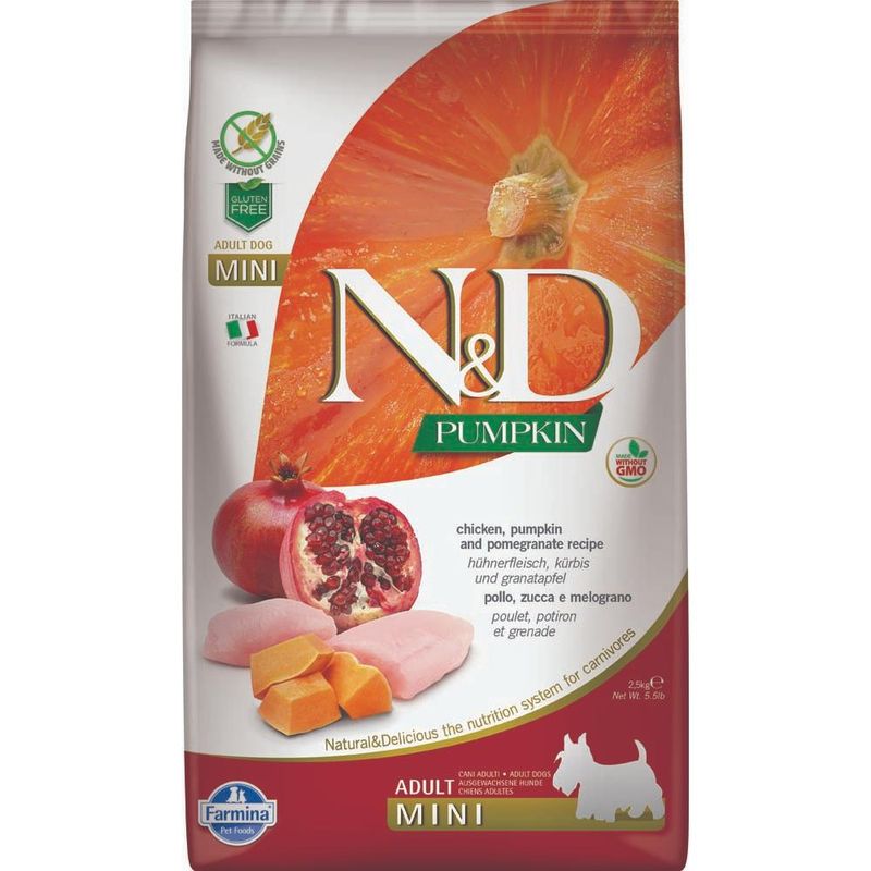 Farmina N&amp;D Pumpkin Chicken &amp; Pomegranate Mini [DOG] 2.5KG