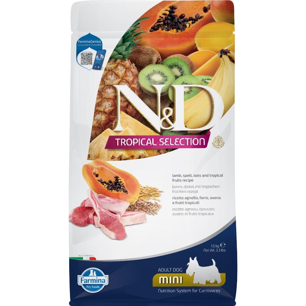 Farmina N&amp;D Tropical Selection Lamb Mini [DOG] 5KG