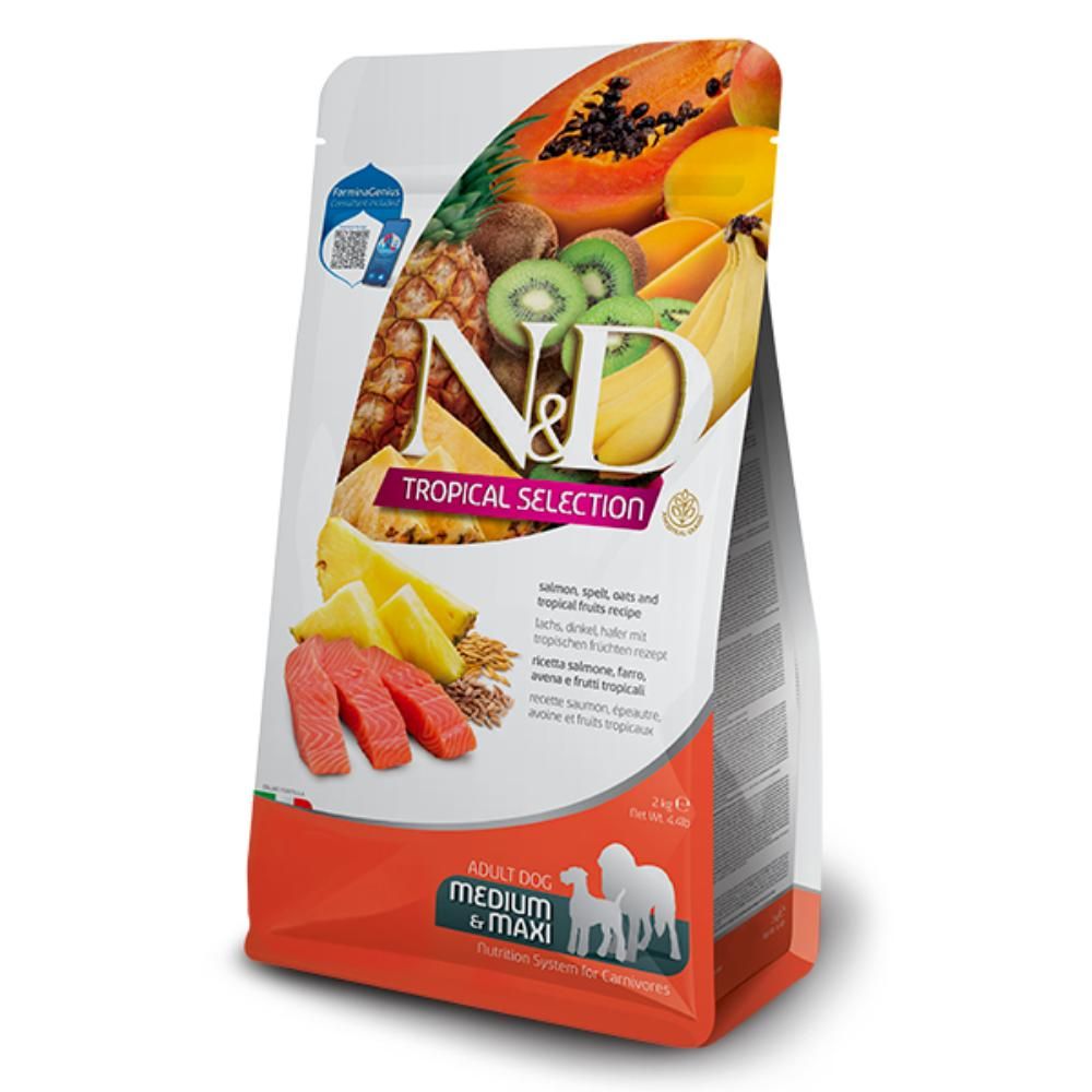 Farmina N&amp;D Tropical Selection Salmon Med-Maxi [DOG] 2KG