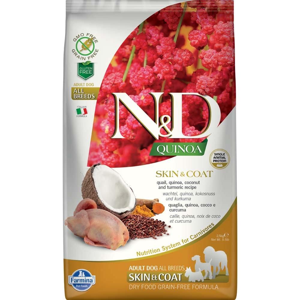 Farmina N&amp;D Quinoa Skin &amp; Coat Quail [DOG] 7KG