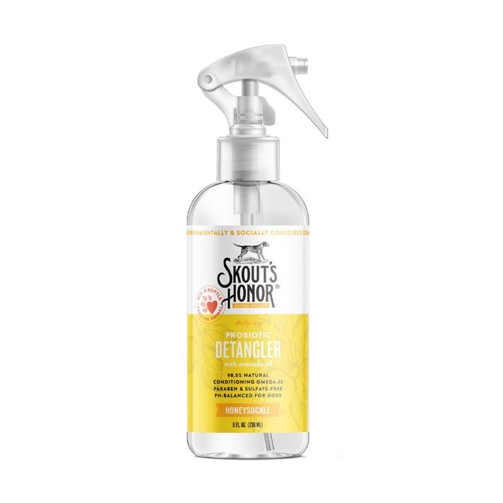 Skout&#39;s Honor Probiotic Detangler Honeysuckle 8OZ