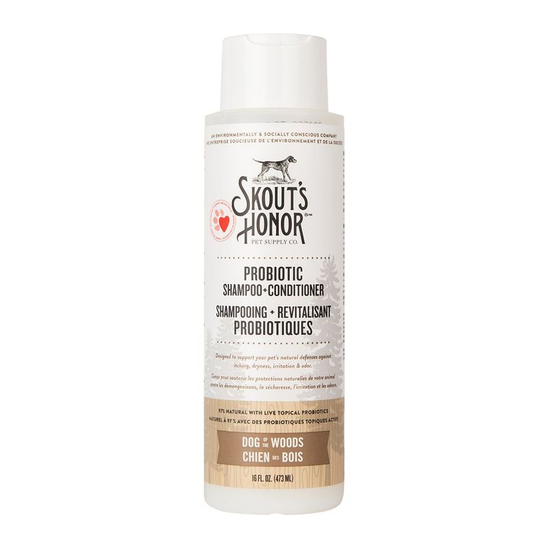 Skout&#39;s Honor Probiotic Shampoo &amp; Conditioner Honeysuckle 16OZ