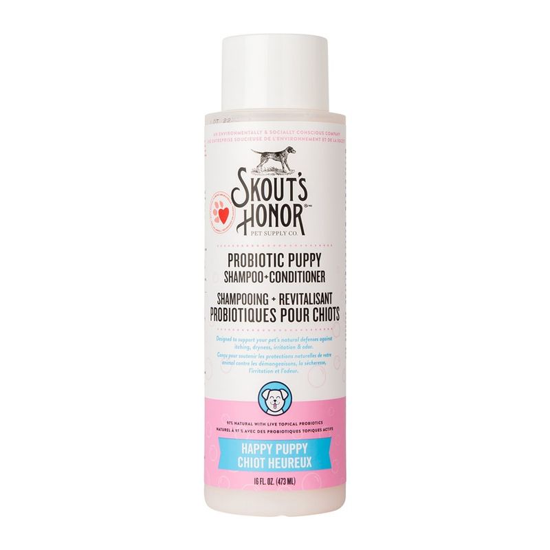 Skout&#39;s Honor Probiotic Shampoo &amp; Conditioner Puppy 16OZ