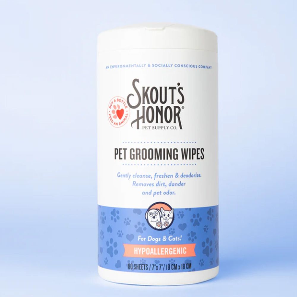 Skout&#39;s Honor Pet Grooming Wipes 80CT