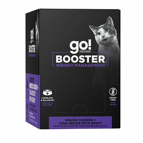GO! Weight MGMT Booster Minced Chicken &amp; Tuna [CAT] 2.5OZ