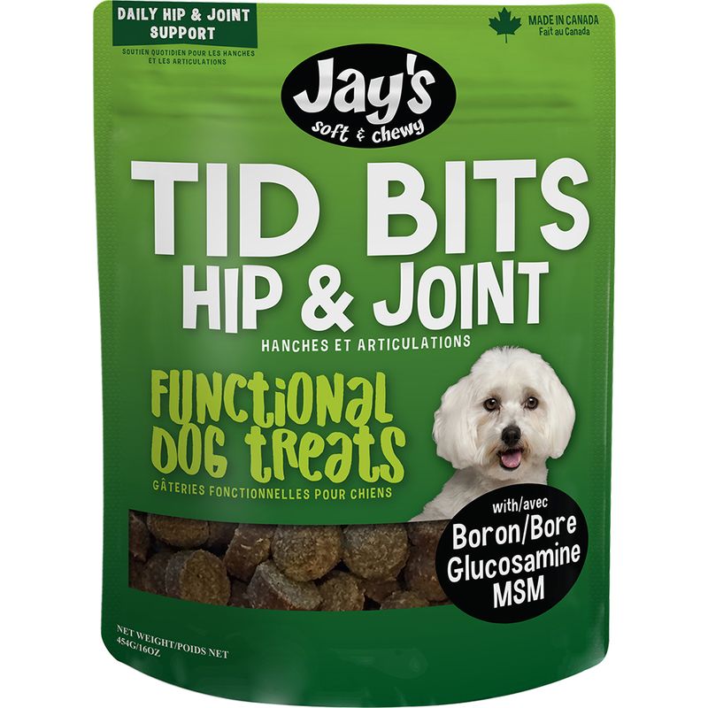 Jay’s Tid Bits Hip &amp; Joint Treats 454GM