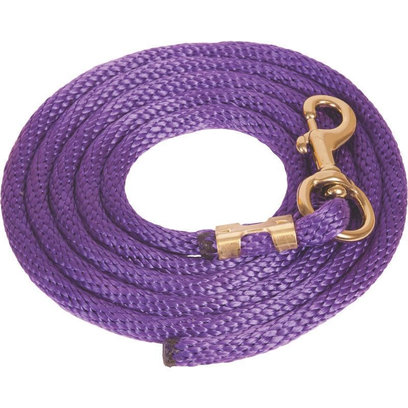 Poly Lead Rope 9' Purple
