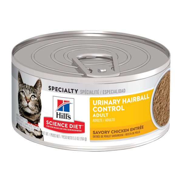 Hill&#39;s Science Diet Urinary &amp; Hairball Control Chicken Entree [CAT] 5.5OZ