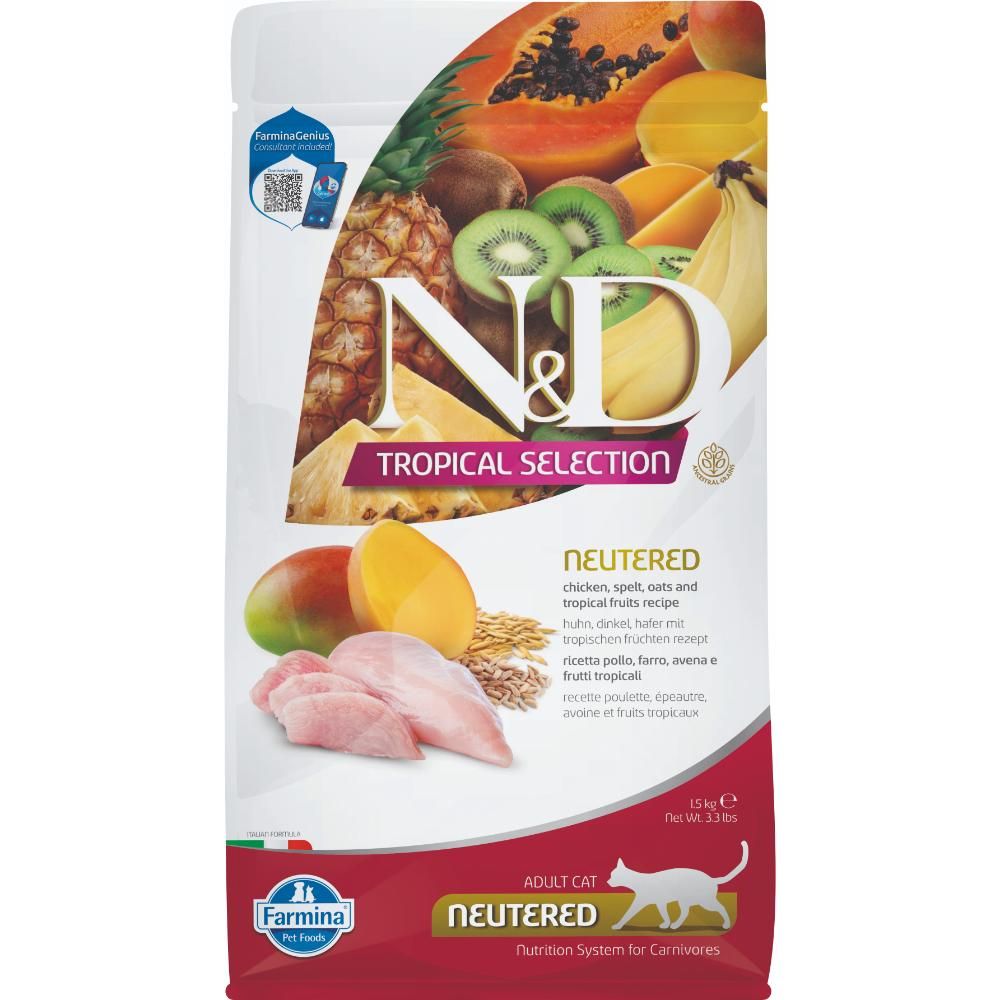 Farmina N&amp;D Tropical Selection Chicken Neutered [CAT] 5KG