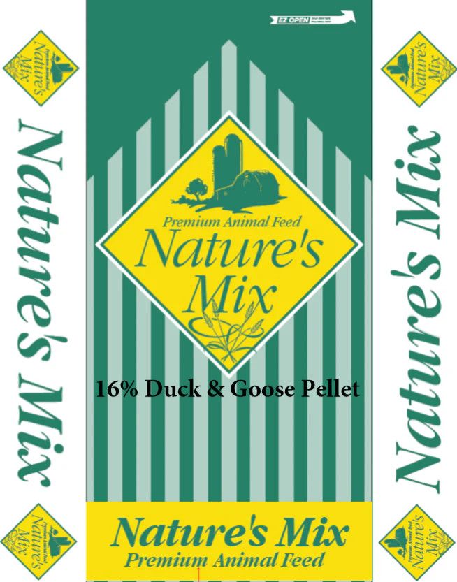 Nature’s Mix 16% Duck &amp; Goose Pellet 20KG