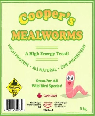 Cooper&#39;s Mealworms 5KG