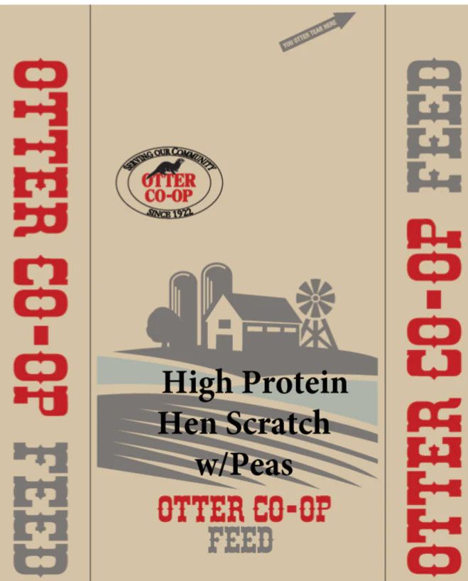 Otter Co-Op Hen Scratch w/ Peas 20KG