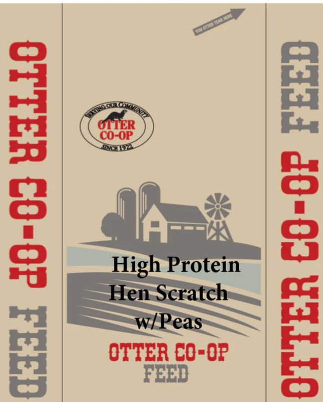 Otter Co-Op Hen Scratch w/ Peas 20KG