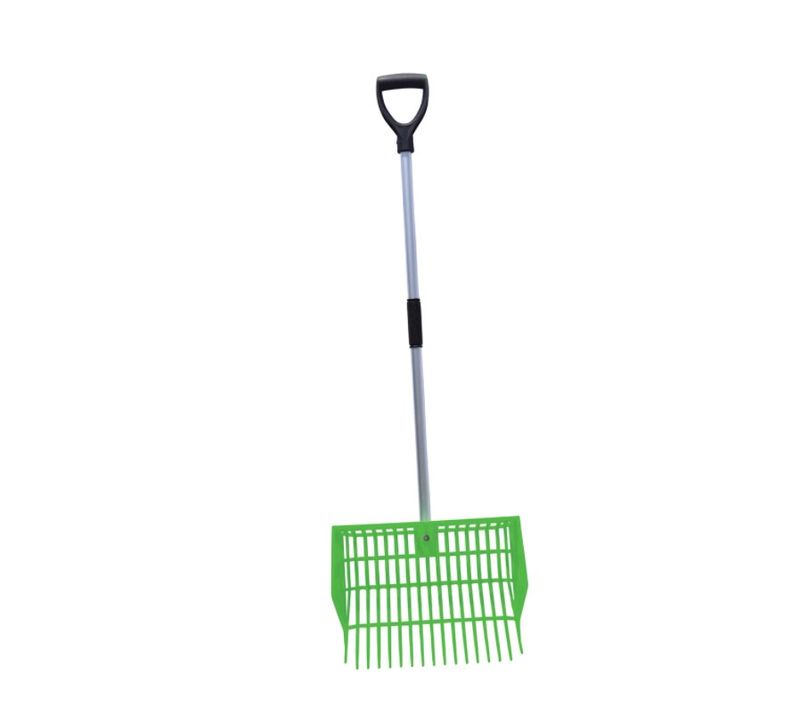 Square Basket Fork Green