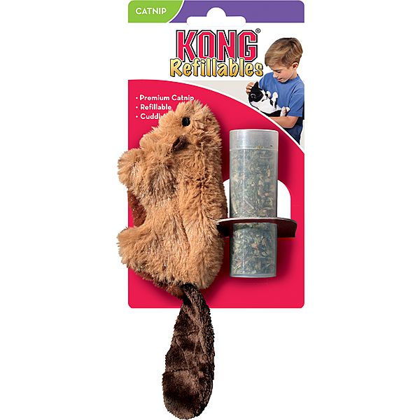 Kong Beaver | Catnip Refillable