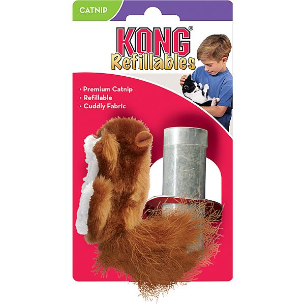 Kong Squirrel | Catnip Refillable~