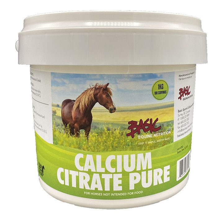 Basic Equine Calcium Citrate Pure 1KG